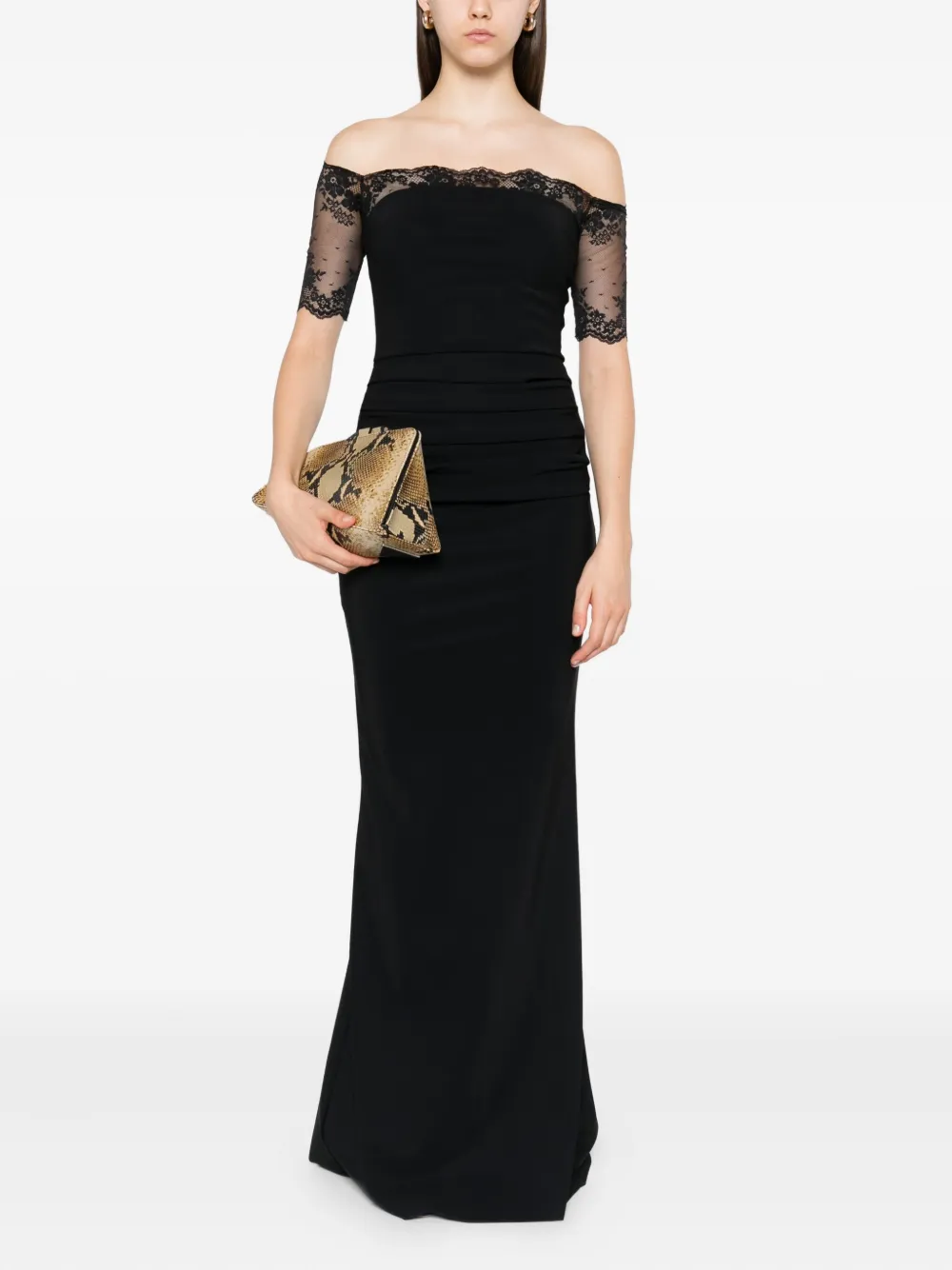 CHIARA BONI La Petite Robe V-neck ruched maxi dress | Evening Dresses | Image 2