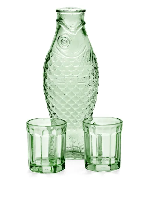 Serax 4-pack Fish and Fish karaff och glas