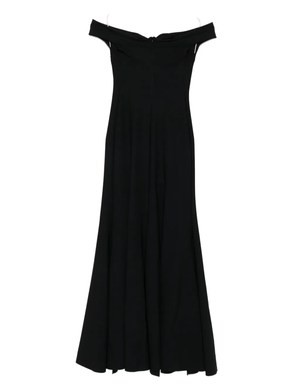 CHIARA BONI La Petite Robe Off-shoulder midi-jurk Zwart