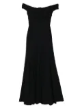 CHIARA BONI La Petite Robe off-shoulder flared midi dress - Black
