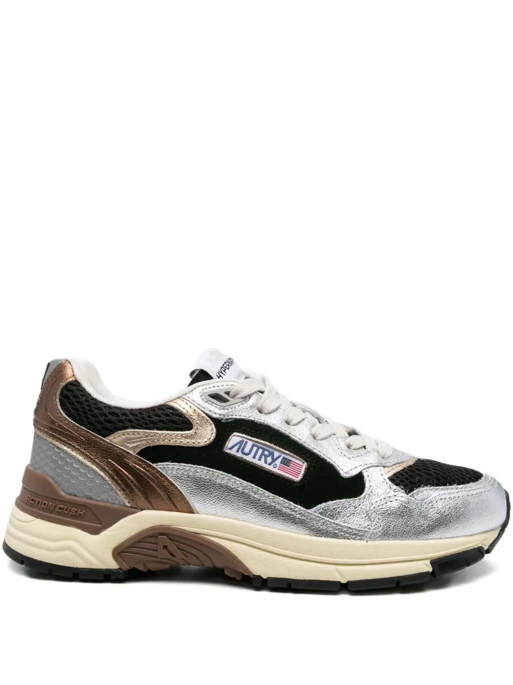 Autry Hyperway panelled sneakers Black