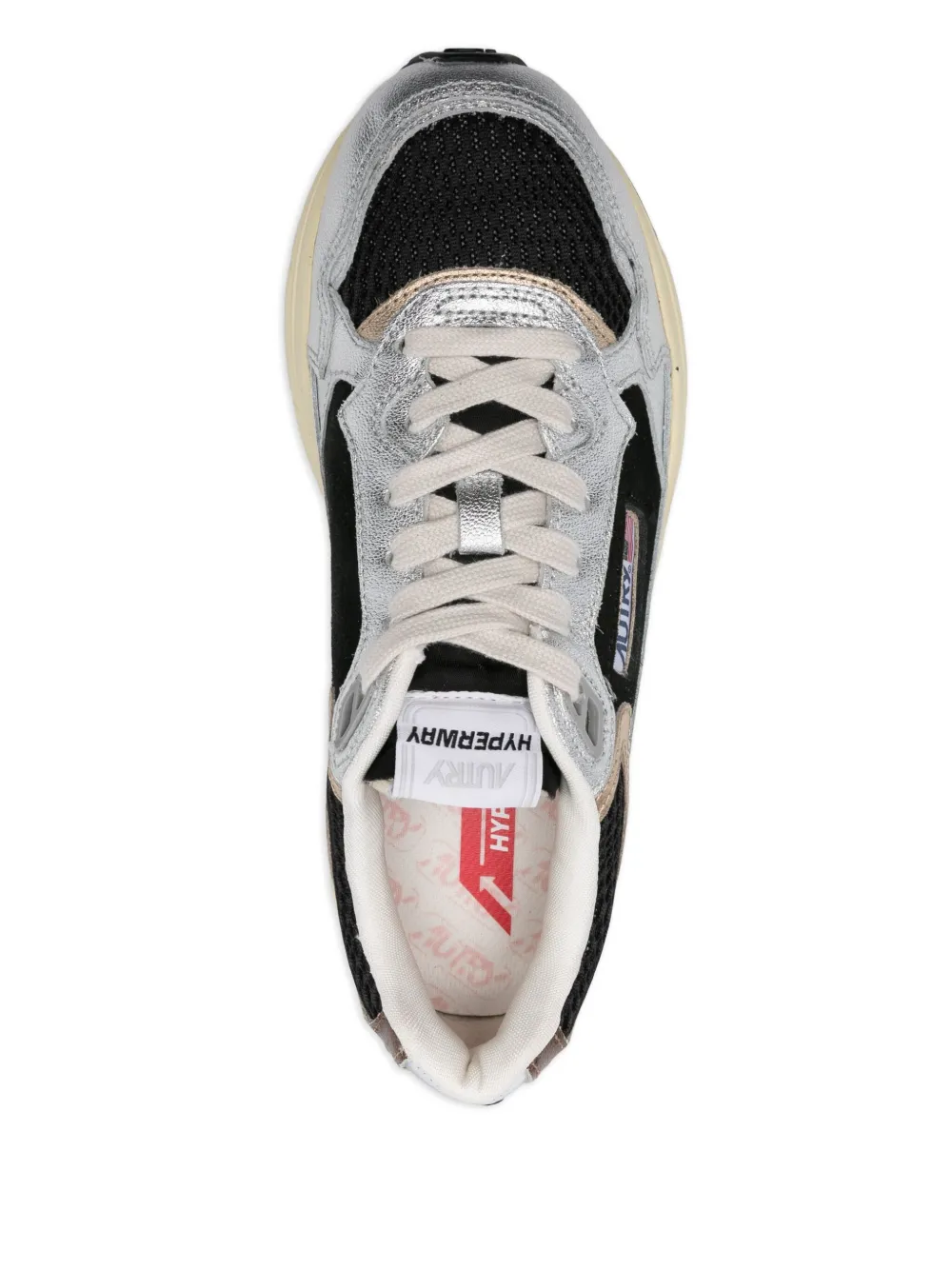 Autry Hyperway panelled sneakers Black