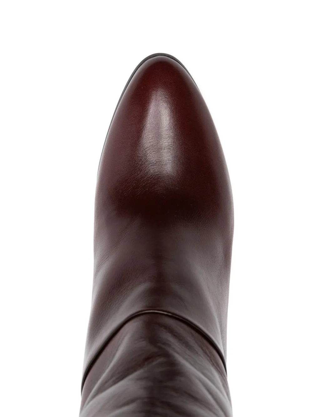Chloé 90 mm Eve leren laarzen Rood