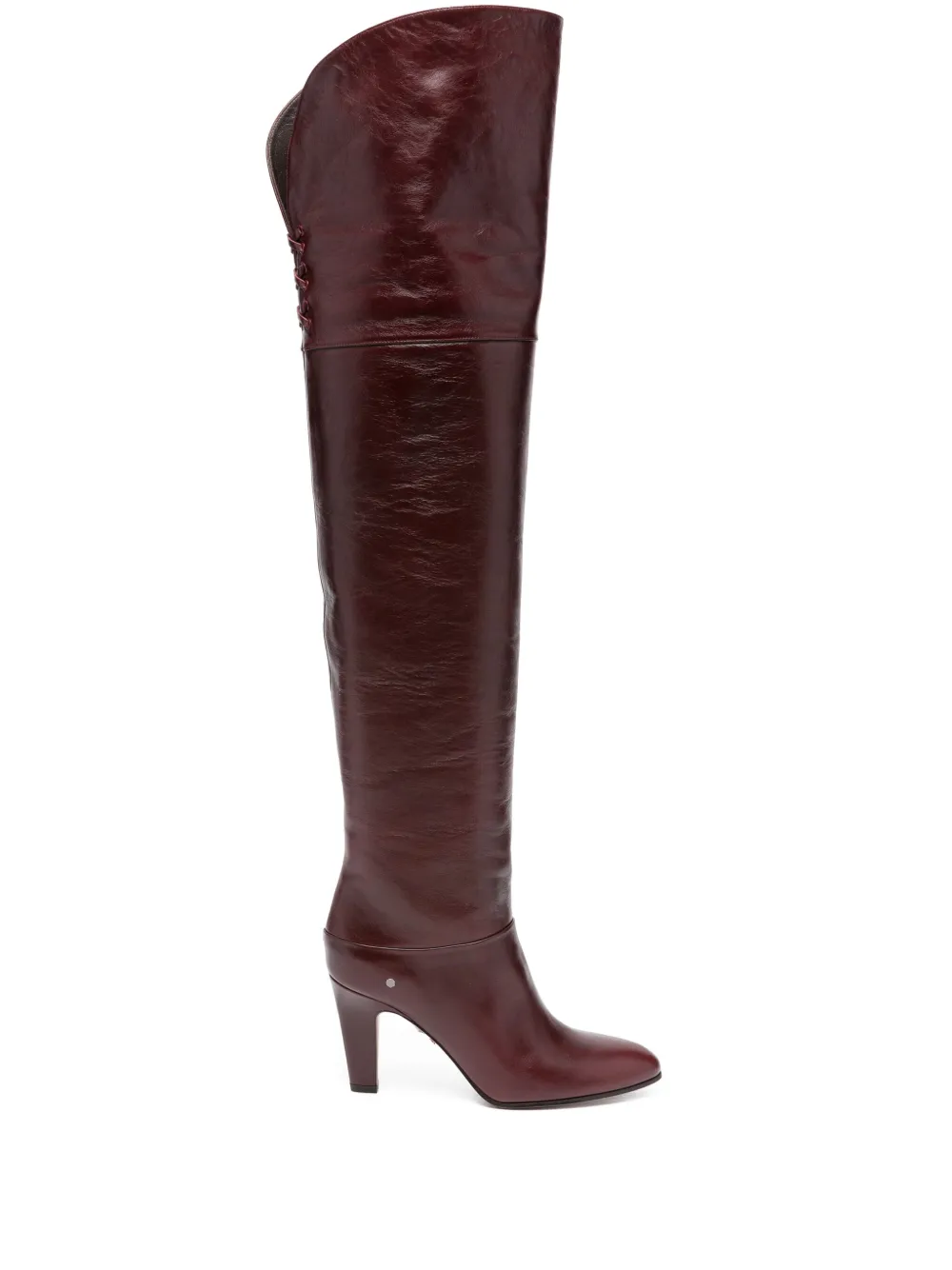 Chloé 90 mm Eve leren laarzen Rood