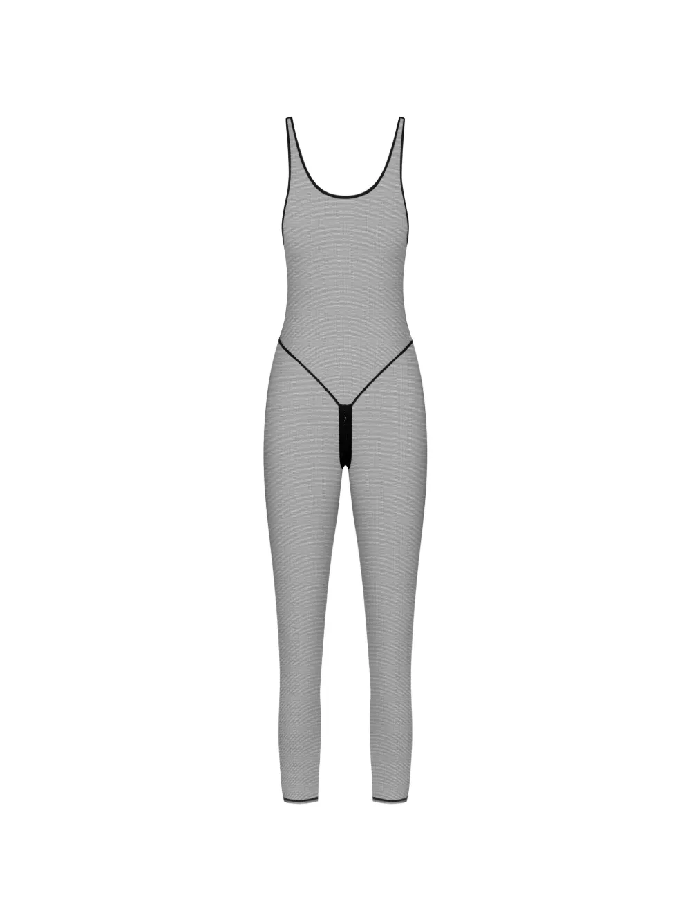 Maison Close Pure Tentation mesh catsuit – Black