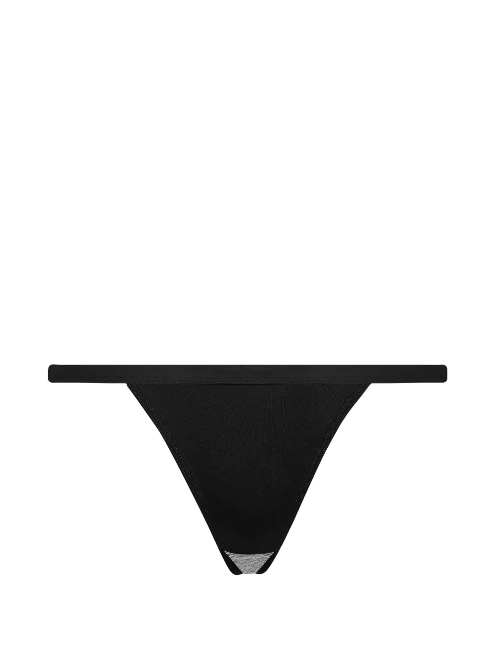 Maison Close Pure Tentation openable mesh thongs - Nero