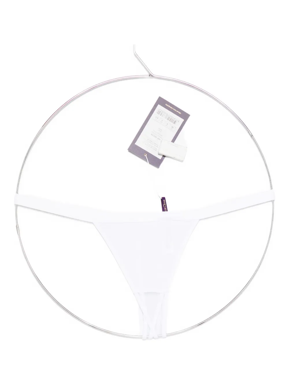 Maison Close Pure Tentation openable thong | White | Image 1
