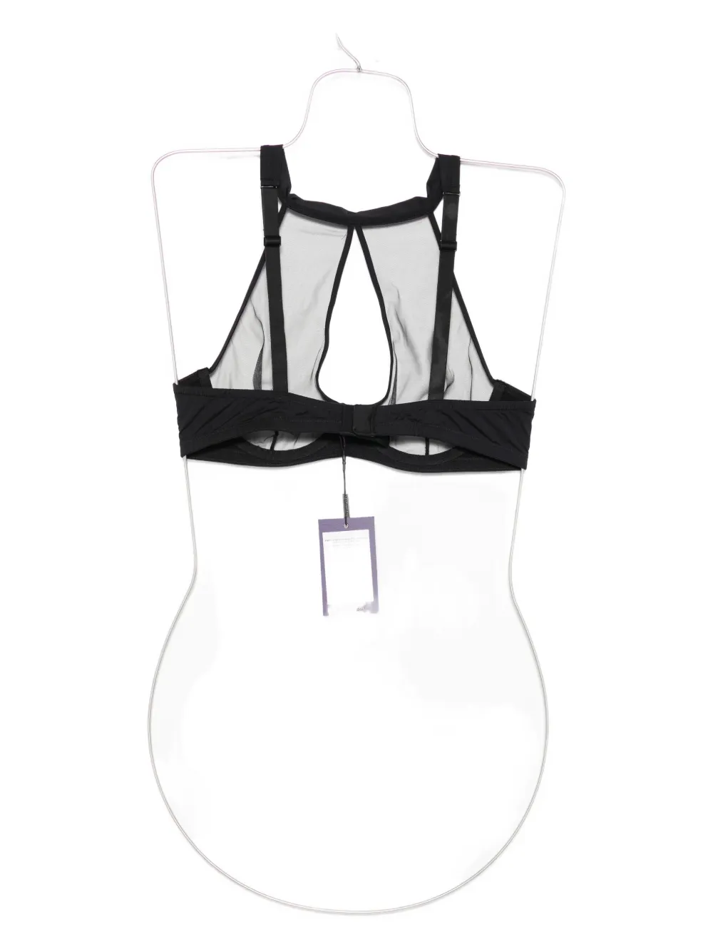 Maison Close Pure Tentation bh met uitgesneden details Zwart