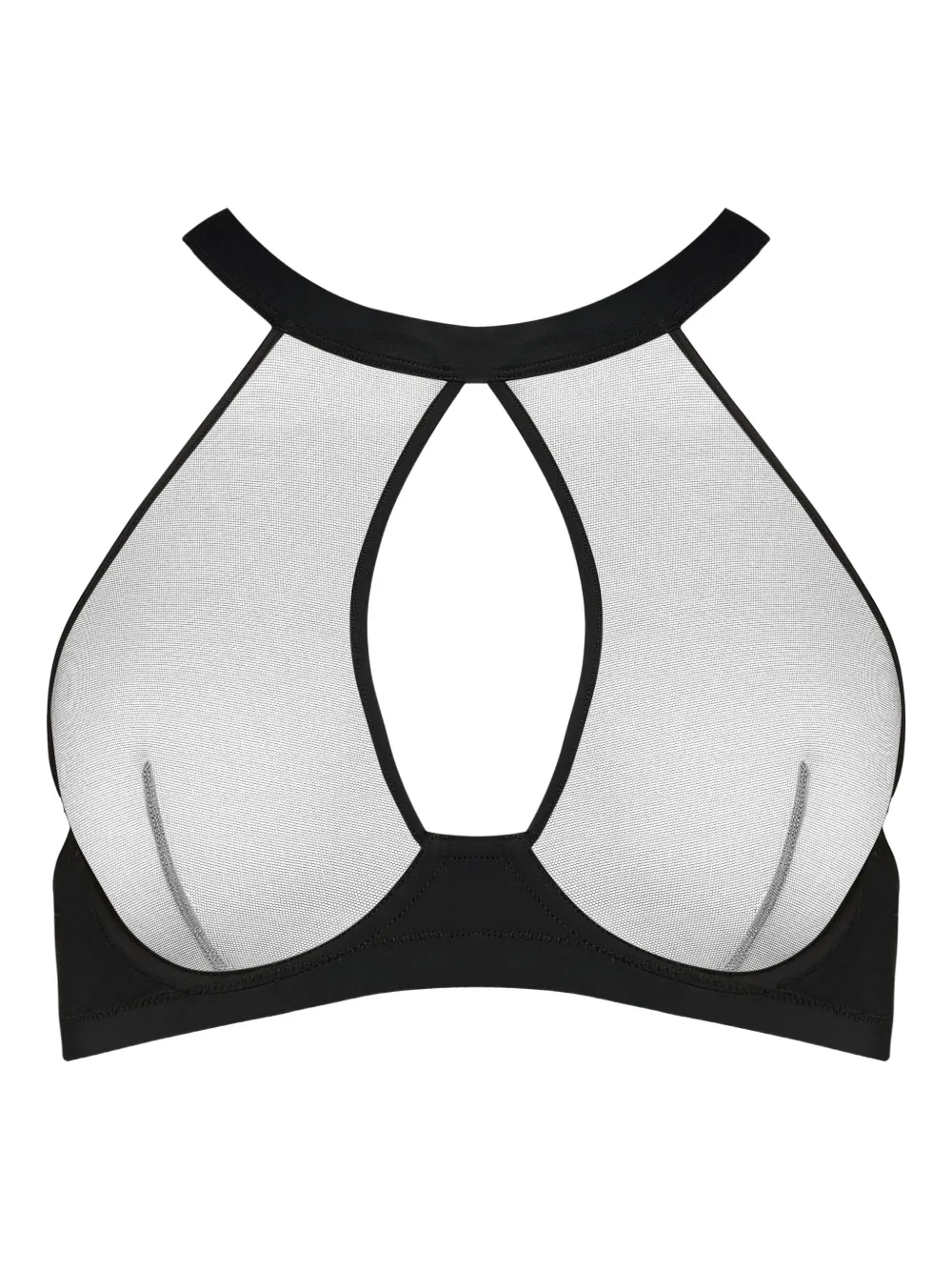 Maison Close Pure Tentation cut-out bra - Nero
