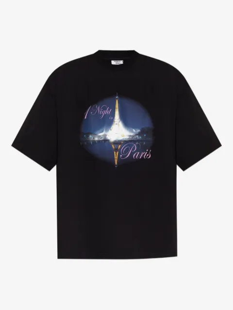 VETEMENTS Eiffel Tower-print T-shirt