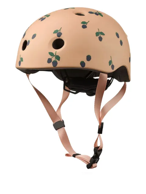 Liewood blackberry-print helmet