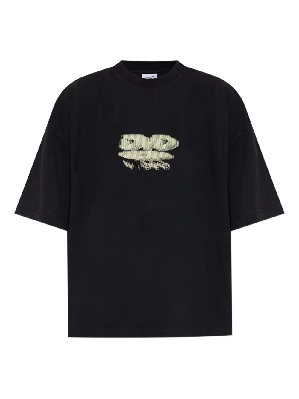 VETEMENTS graphic-print T-shirt | Black | Image 1