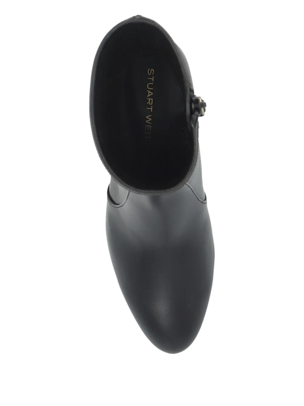 Stuart Weitzman leather ankle-length boots Black