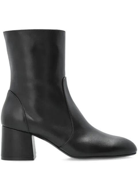 Stuart Weitzman leather ankle-length boots