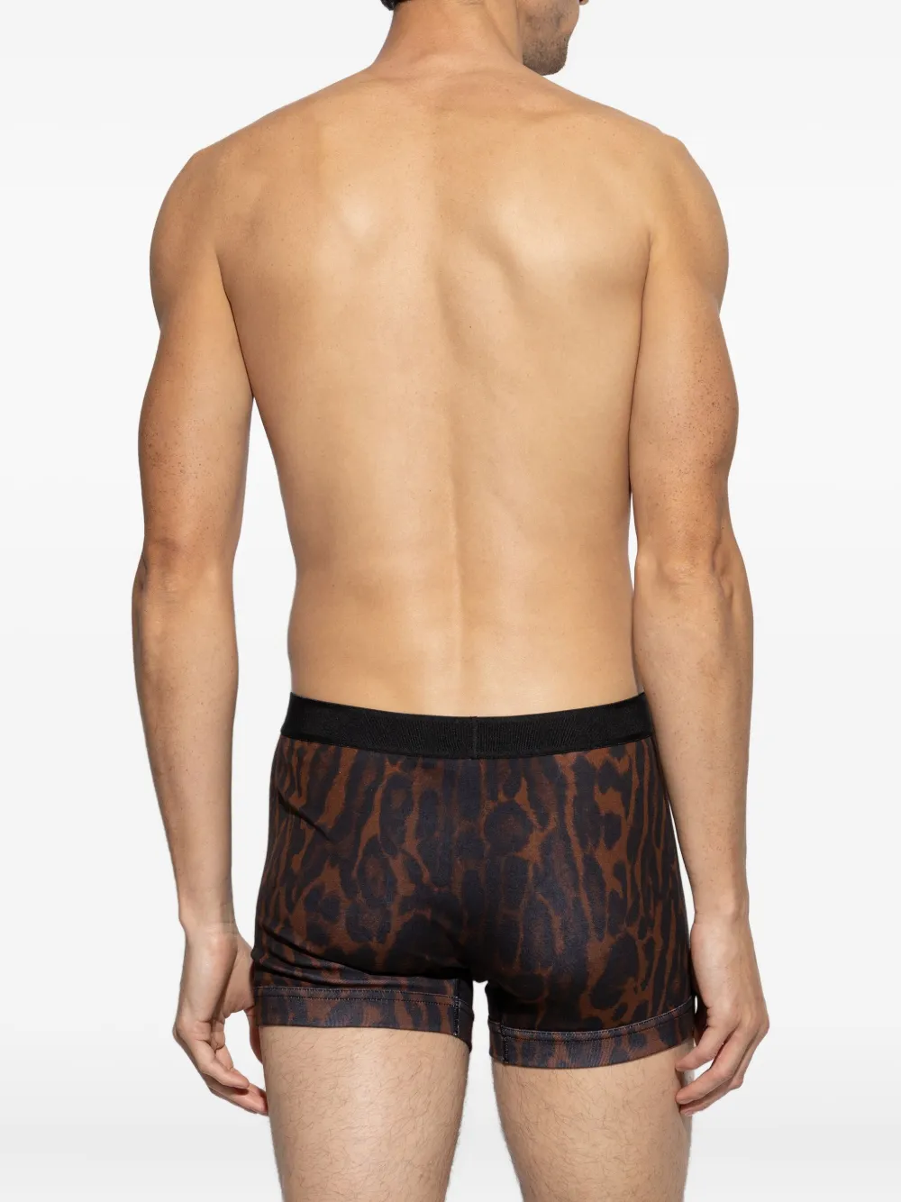 TOM FORD Boxershorts met luipaardprint Bruin