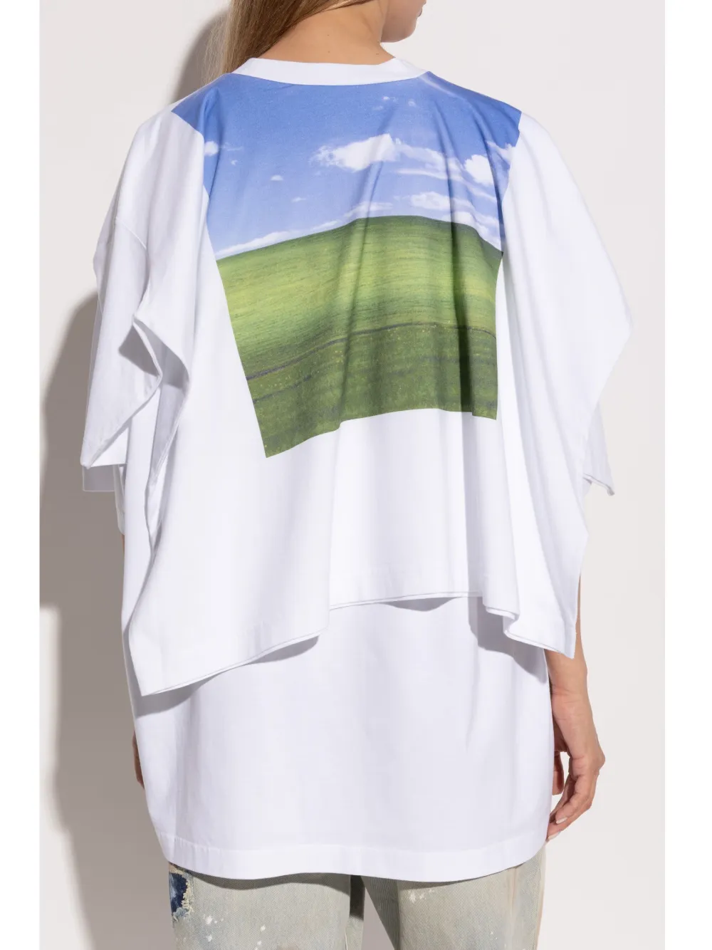 VETEMENTS T-shirt met grafische print Wit