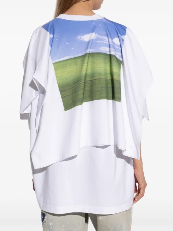 VETEMENTS Layered graphic-print T-shirt | White | FARFETCH VETEMENTS Layered graphic-print T-shirt | White | FARFETCH