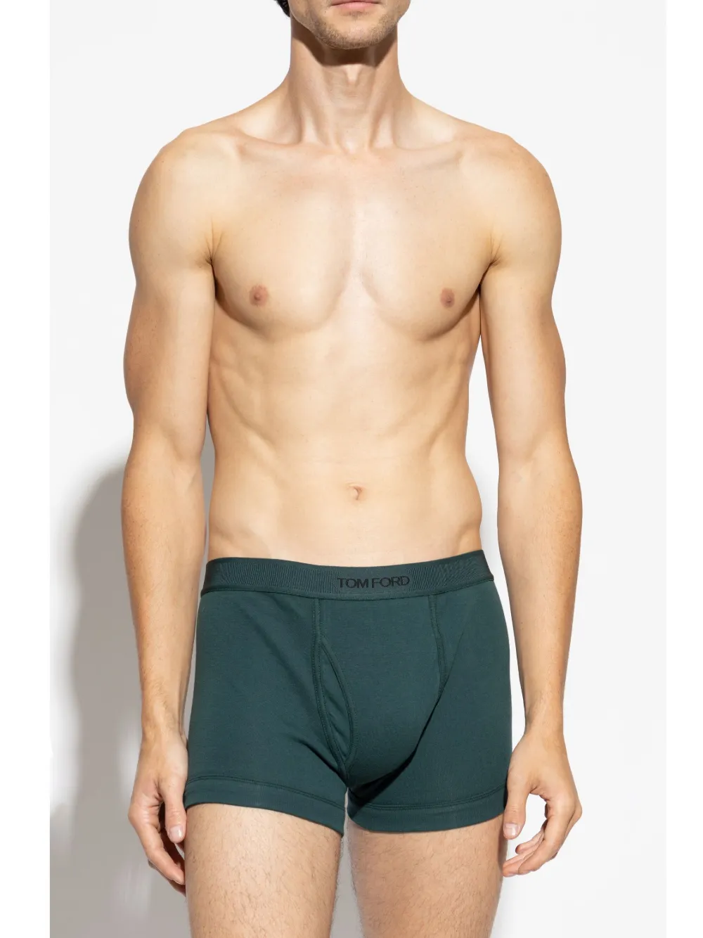 TOM FORD Boxershorts met logoband Groen