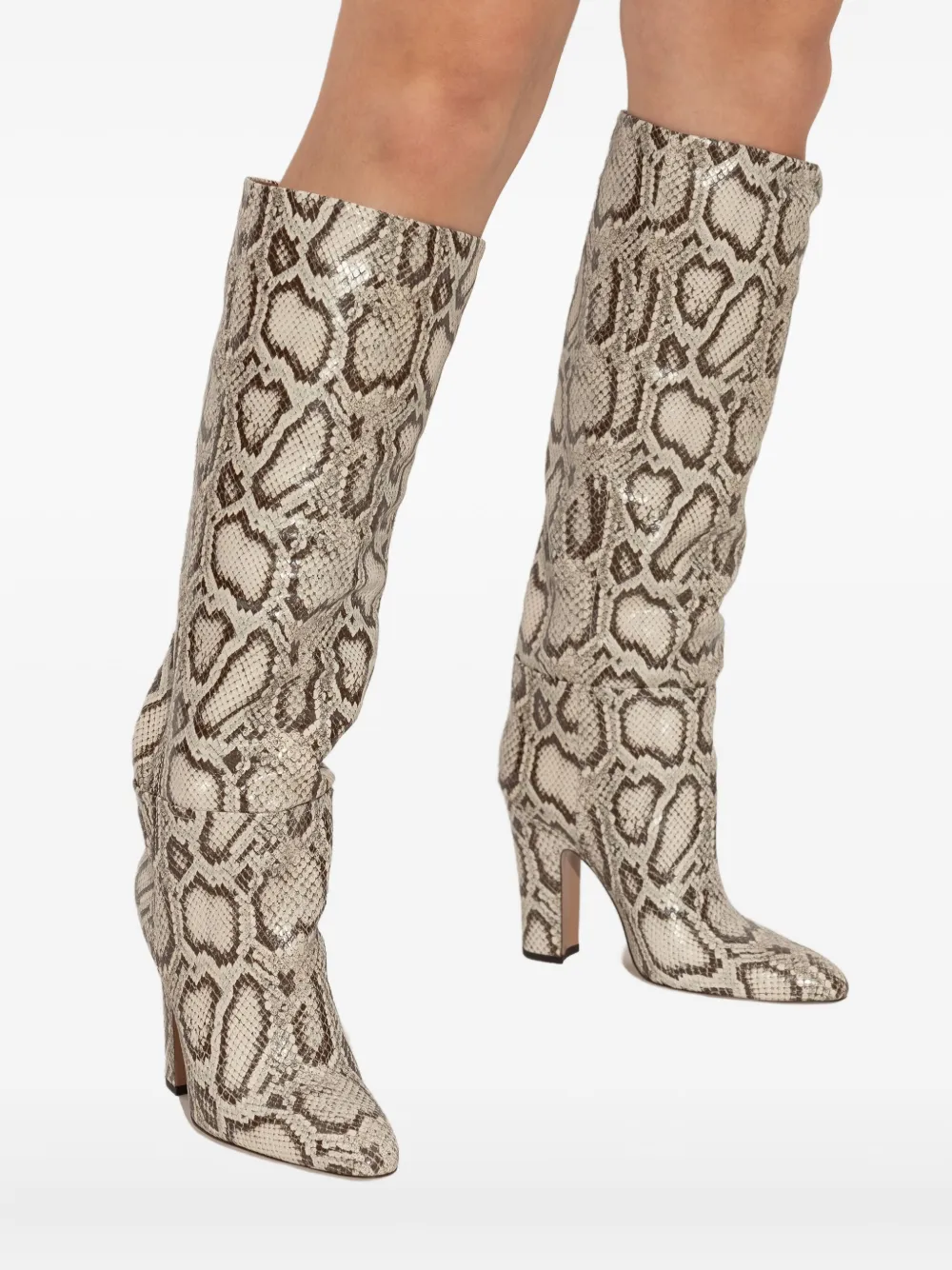 Paris Texas 100mm Lavinia boots Beige