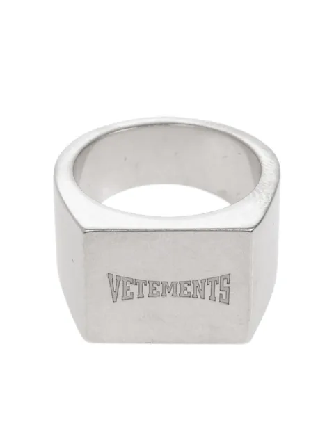 VETEMENTS rectangular signet ring