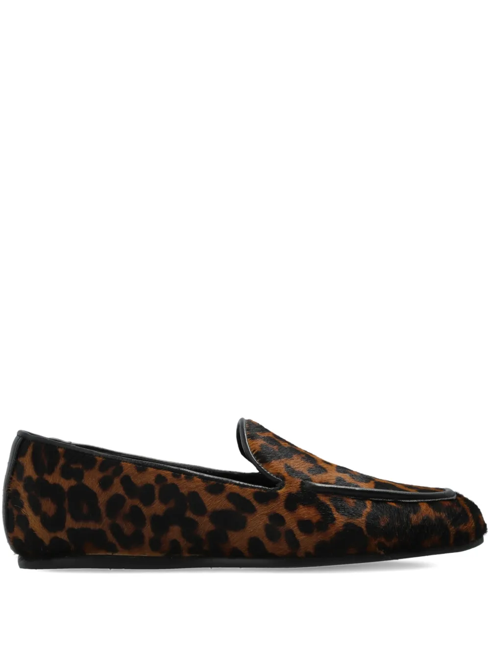 Stuart Weitzman Lee leopard-print loafers | Brown | Image 1