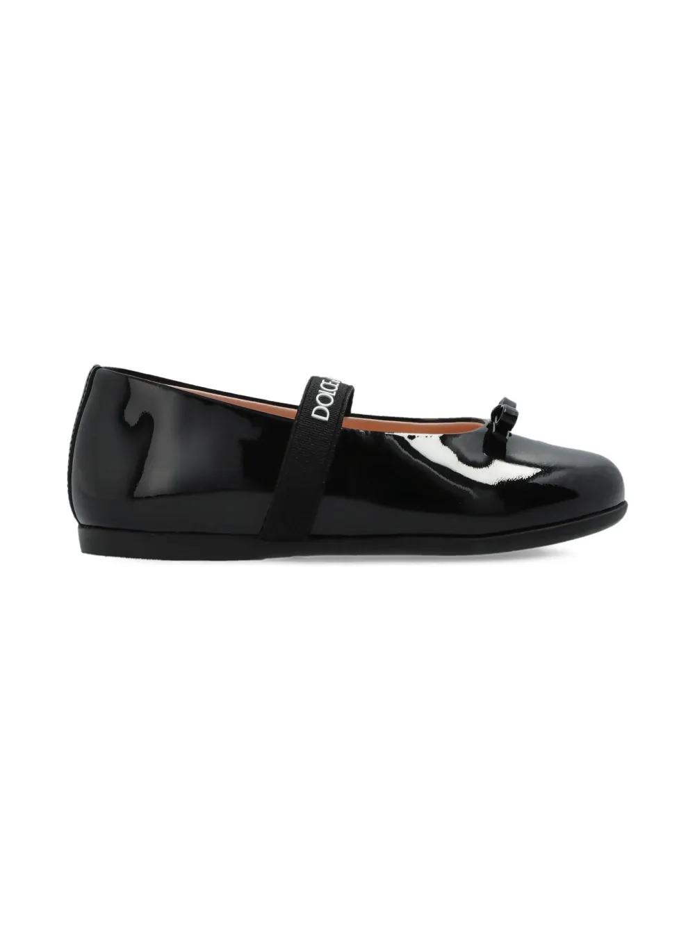 Dolce & Gabbana Kids bow-detail ballerina shoes | Image 2