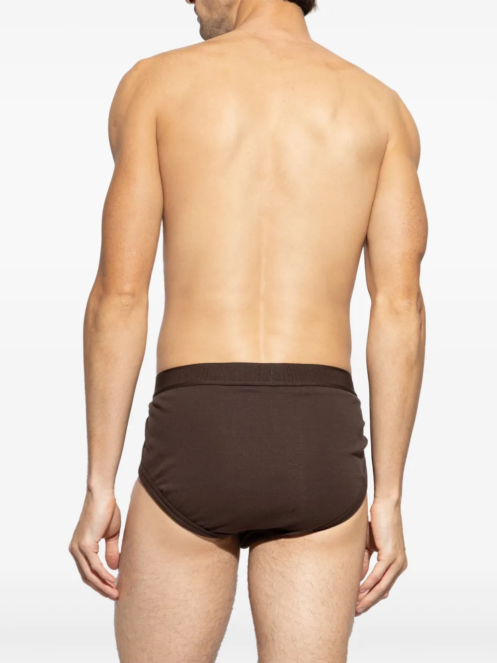 TOM FORD Slip met logoband Bruin
