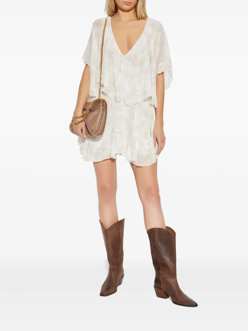 LoveShackFancy Avaline ruffled floral-print dress | Day Dresses | Image 2