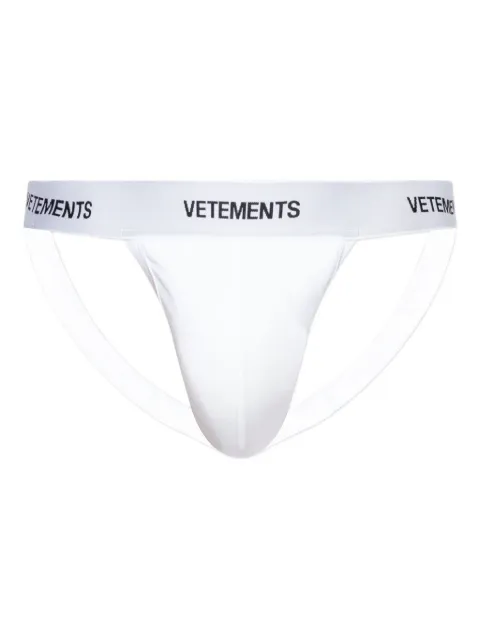 VETEMENTS logo-waistband jockstrap