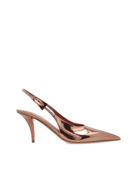 Paris Texas 75mm Jessica slingback pointed-toe pumps