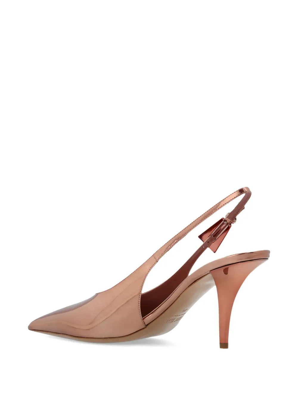Paris Texas 75mm Jessica slingback pointed-toe pumps Pink