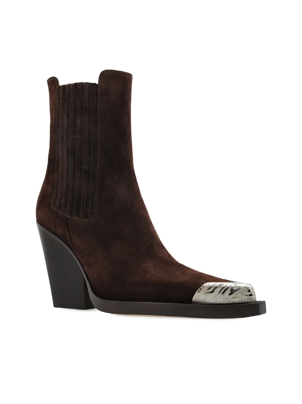 Paris Texas 100mm Dallas metallic-toe suede boots | Cowboy Boots | Image 2