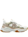 Stuart Weitzman logo-embellished sneakers - WHITE BARELY BEIGE PLATINUM