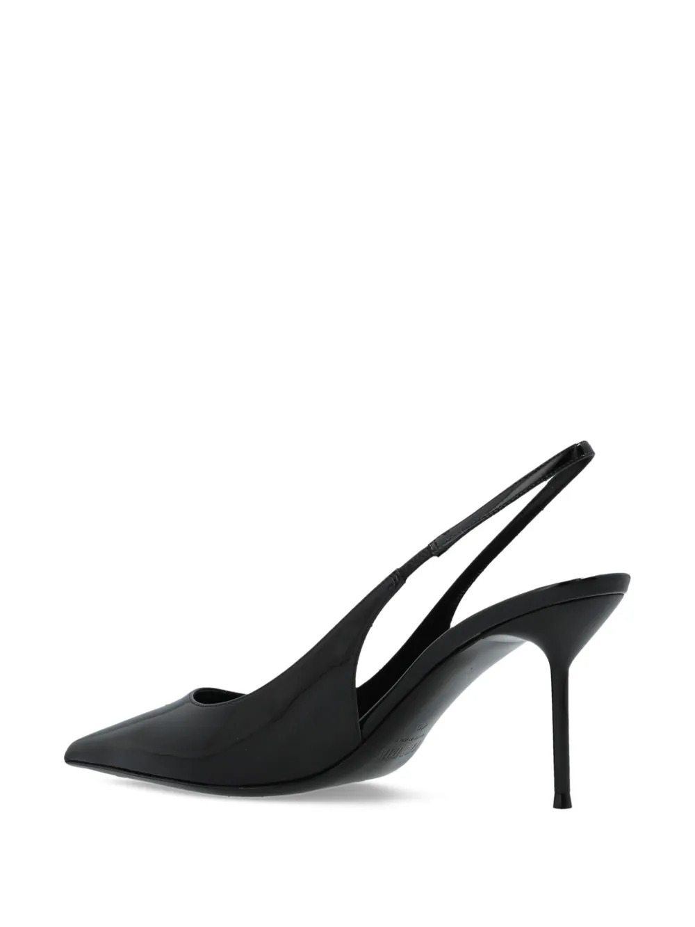 Paris Texas 70mm Lidia slingback pointed-toe pumps Zwart