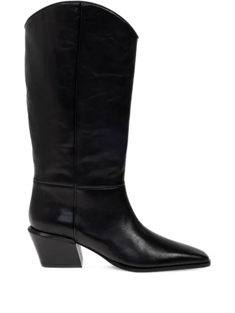 Paris Texas 50mm Bettina leather pointed-toe boots