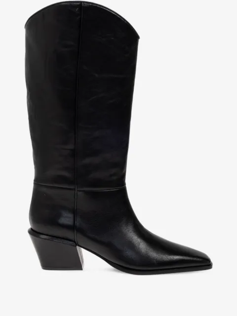 Paris Texas 50mm Bettina leather pointed-toe boots