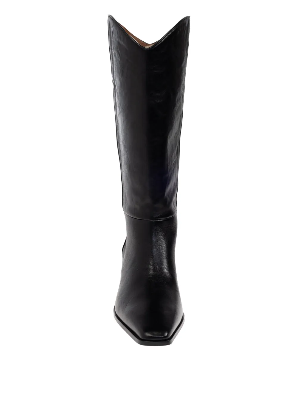 Paris Texas 50mm Bettina leather pointed-toe boots Black
