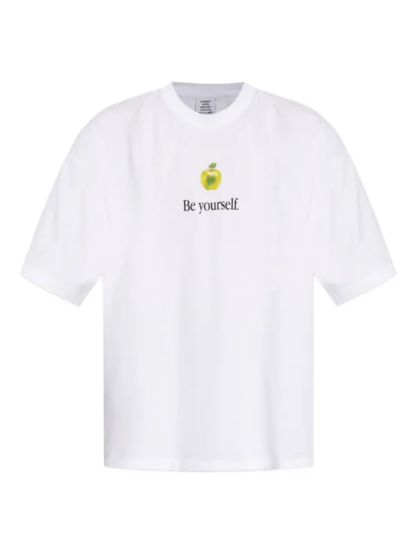【関税込】VETEMENTS プリントTシャツ VETEMENTS プリント Tシャツ | ホワイト | FARFETCH JP