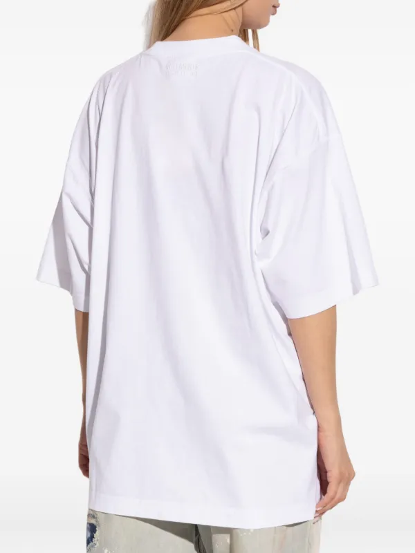 【関税込】VETEMENTS プリントTシャツ VETEMENTS プリント Tシャツ | ホワイト | FARFETCH JP