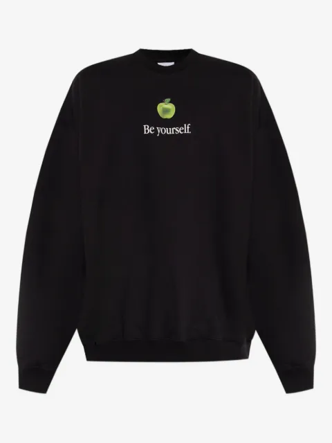 VETEMENTS apple-print sweatshirt