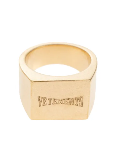 VETEMENTS square-signet ring