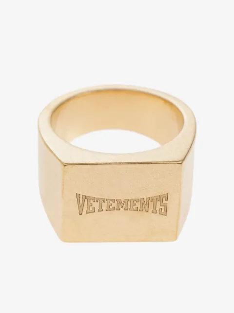 VETEMENTS square-signet ring