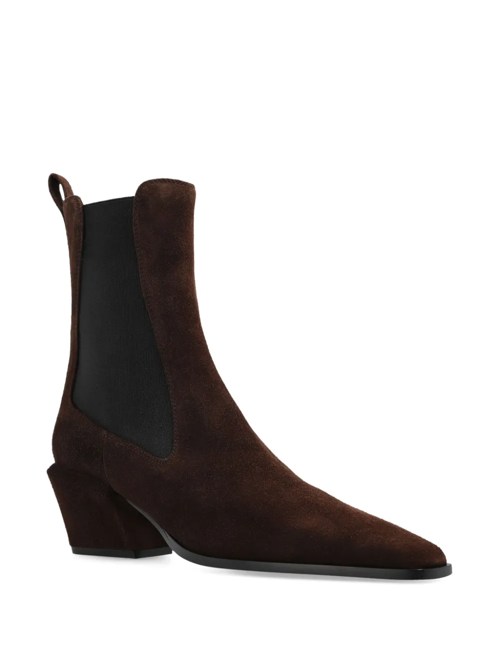 Paris Texas pointed-toe block-heel boots Brown