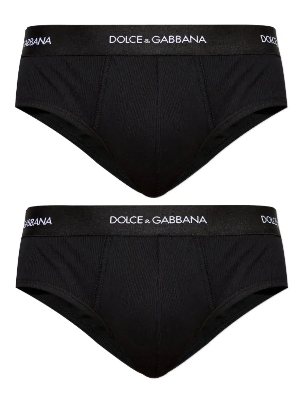 Dolce & Gabbana ロゴウエスト ブリーフ | ブラック | FARFETCH JP