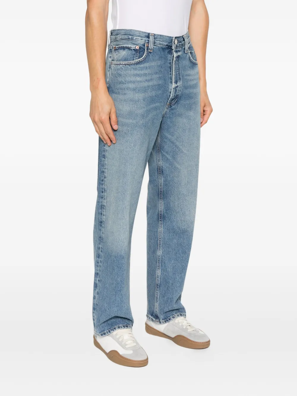 AGOLDE Jeans met vervaagd effect Blauw