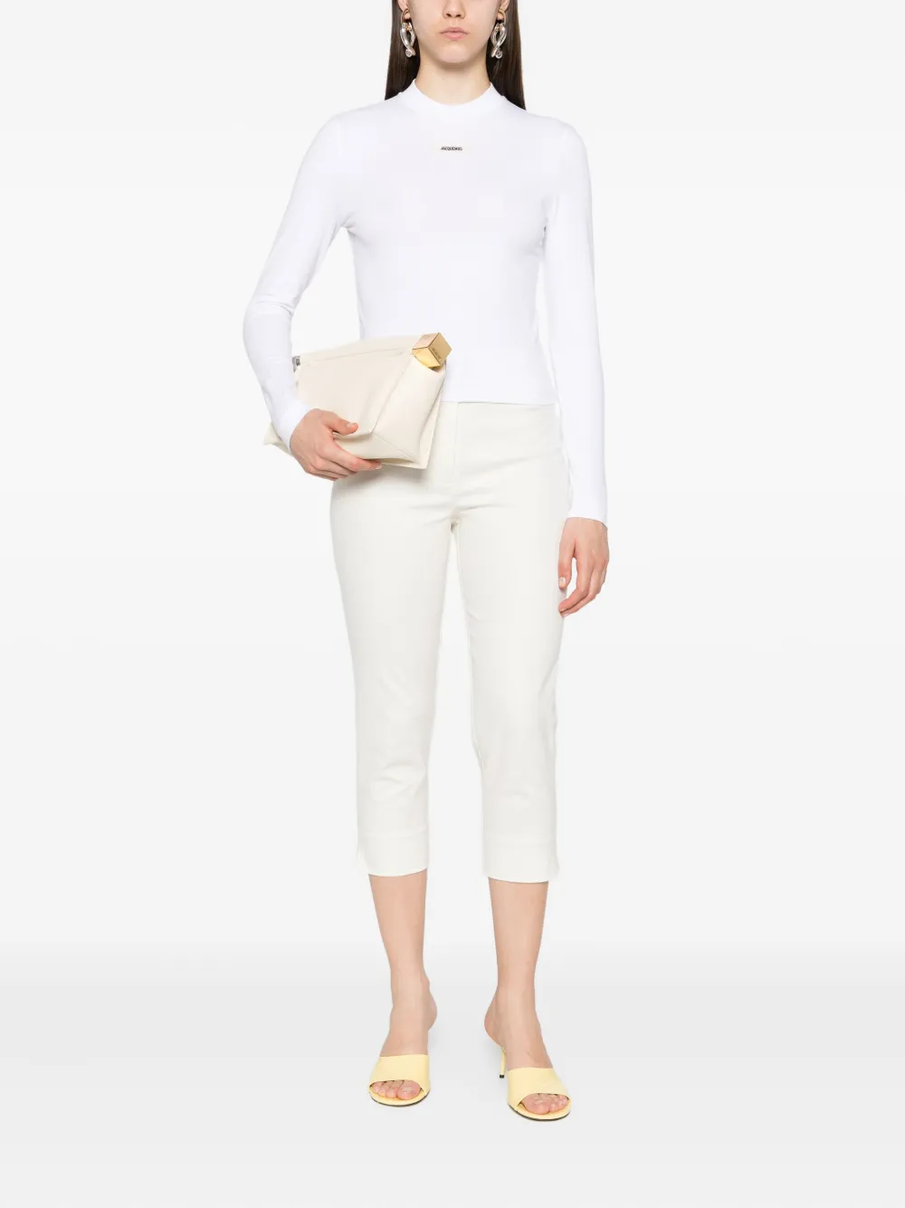Jacquemus logo-patch long-sleeve T-shirt | T-Shirts & Jersey Shirts | Image 2