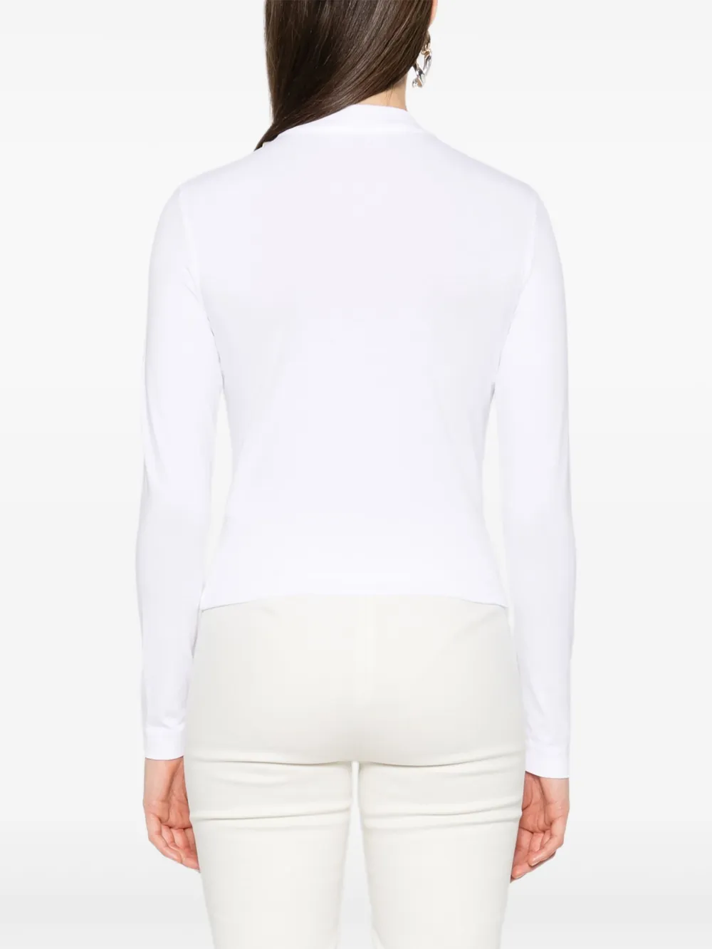 Jacquemus T-shirt met logopatch Wit