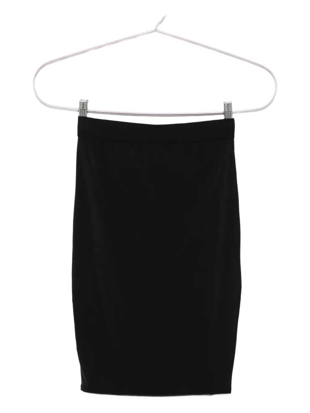 Maison Close Mini-rok met open rug Zwart