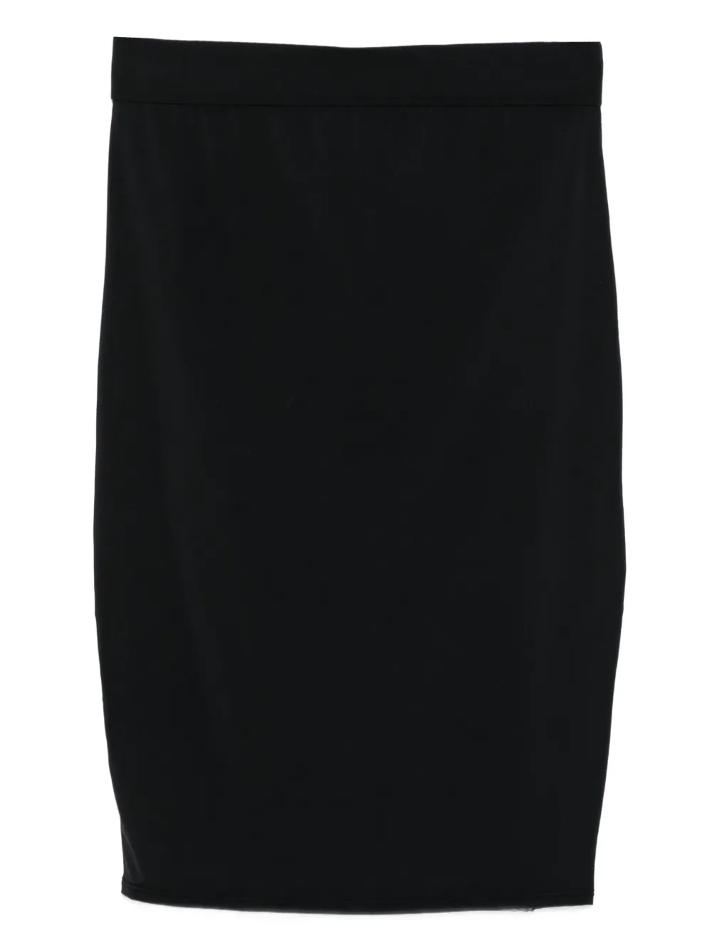 Maison Close Mini-rok met open rug Zwart