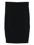 Maison Close open-back mini skirt - Black